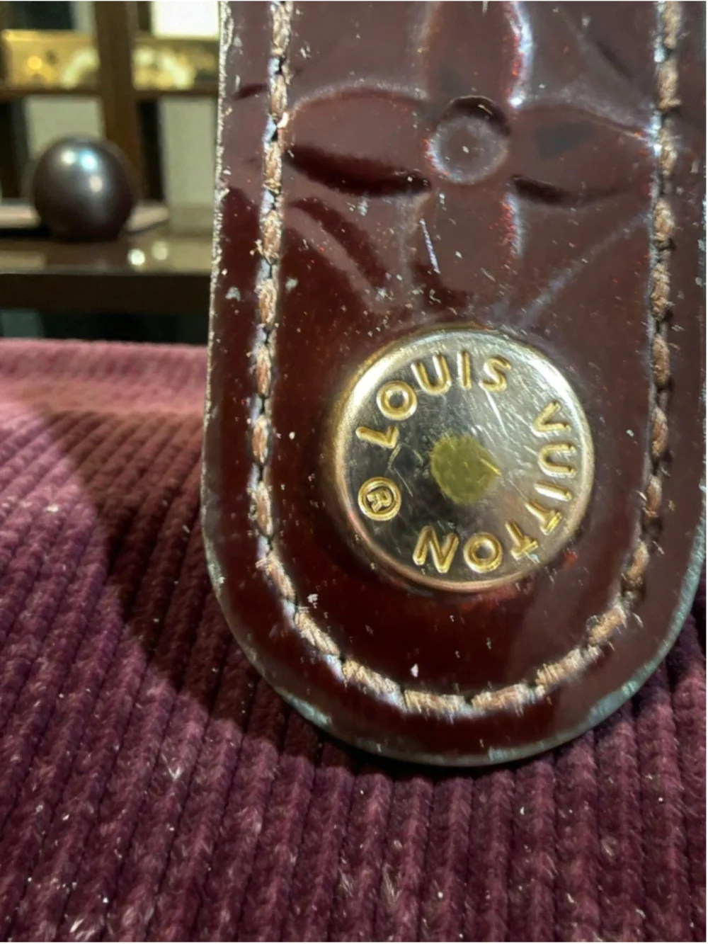Louis Vuitton Portefeuille Viennois in Amarante with Dust Bag and CoA